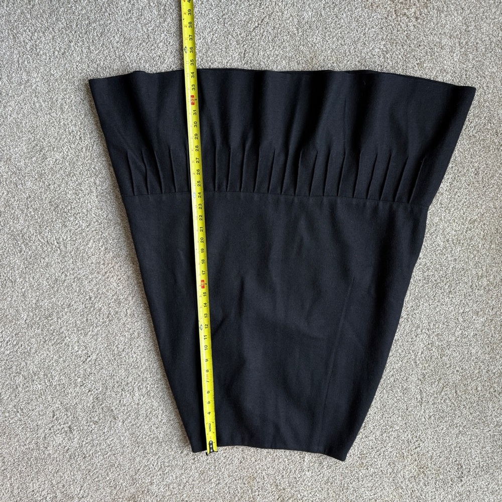 Marc Jacobs Black Wool A-Line Skirt - Picture 3 of 9